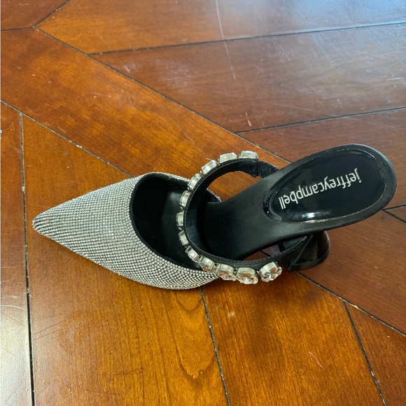 Jeffrey Campbell Women's Zavot Embellished High-Heel Mules - Picture 3 of 6